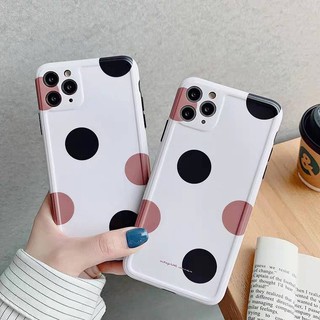 11 promax iPhone case เคสนิ่ม เนื้อซิลิโคน for iPhone X XS MAX XR  7+ 8PLUS full cover case ไอริงน้ำตาลดำ