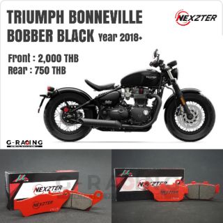 ผ้าเบรค Nexzter สำหรับ Triumph Bonneville Bobber Black​