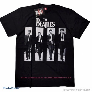 M&amp;H เสื้อวง The Beatles เสื้อยืดวง THE BEATLES oversize SML