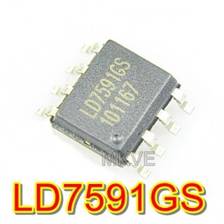 (1ตัว) LD7591GS , SOP-8 , ไอซี PFC Controller (รหัสสินค้า M01740)