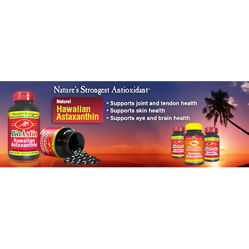 สาหร่ายแดงไบโอแอสติน Nutrex Hawaii, BioAstin, Hawaiian Astaxanthin 4 mg 60 Gel Caps
