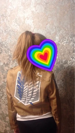 เสื้อแจ็คเก็ตคอสเพลย์ Attack On Titan Shingeki No Kyojin สีน้ําตาล