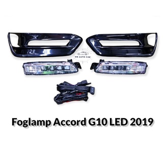 ไฟตัดหมอก accord g10 2019 2020  led สปอร์ตไลท์ ฮอนด้า แอคคอท จี10  foglamp honda accoed g10 led 2019 2020 2021