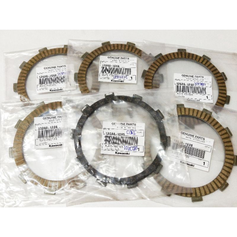 แผ่นคลัช แท้ Kawasaki : Kr , Krr , Kr-150 , Serpico , Victor