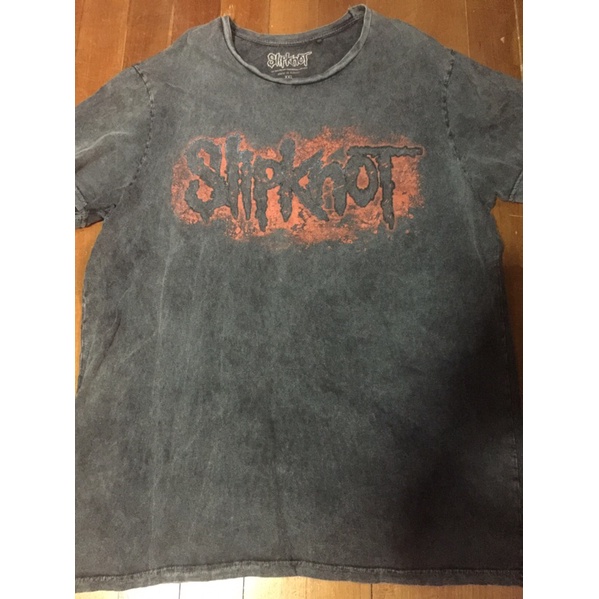 เสื้อยืดแขนสั้น นักร้องแนวเฮฟวี่เมทัลวง Slipknot แท้ มือสอง สภาพดี ของพร้อมส่งครับ