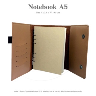 Notebook A5 / NichaCrafts 250 บาท