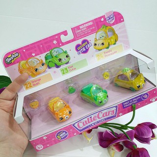 SHOPKINS CUTIE CARS PLAYSET OF 3 แพค 3 คัน #22 23 24