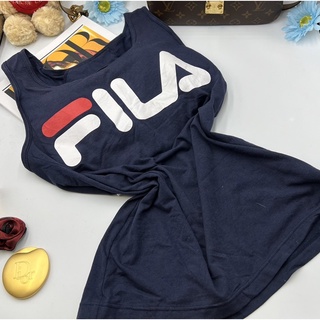 FILA เสื้อกล้ามมีบราท้อปข้างใน น่ารักมากของแท้มือสอง สภาพดีสวยน่ารัก ใส่หน้าร้อนกับขาสั้น รึกางเกงยีนส์💖ชีคๆ