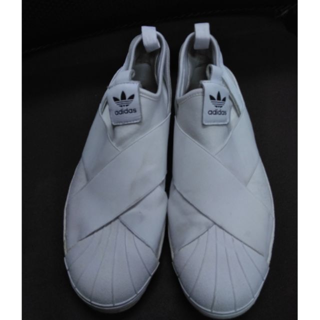 adidas superstar - Slip on / All white (มือสอง แท้) No.42 ยาว 26 cm