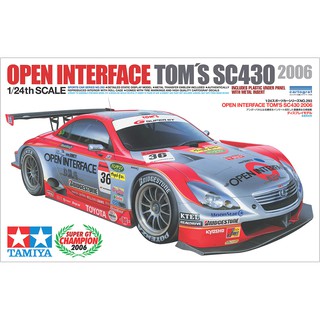 โมเดลประกอบ Tamiya 1/24 TA24293 Open Interface Tom"S SC430 2006