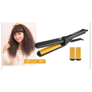หนีบผม 4in1 CKL 1044 แบบเปลี่ยนเเผ่นได้ หนีบตรง ลอน กลาง เล็ก ใหญ่