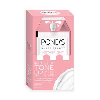 💥โปรสุดพิเศษ!!!💥 พอนด์ส ไวท์ บิวตี้ โทนอัพครีม ขนาด 7 กรัม แพ็ค 6 ซอง PONDS White Beauty Tone Up 7 g x 6