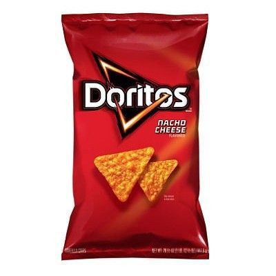 (พร้อมส่ง )Doritos Nacho Cheese ข้าวโพด ทอดกรอบ รสเนย โดริโทส 198 กรัม.
