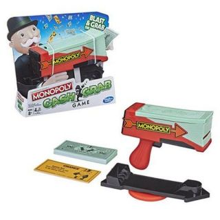 Hasbro Gaming Monopoly Cash Grab Board Party Game Money Blaster บอร์ดเกมครอบครัว ของลิขสิทธิ์แท้