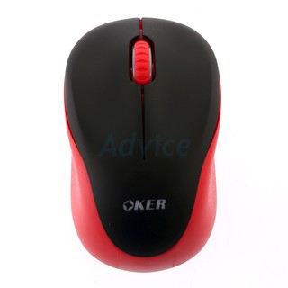 Wireless Optical Mouse OKER (V18S) Black/Red