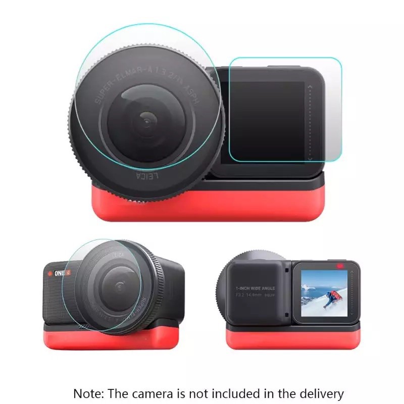 Tempered Glass Screen Protector Cover For Insta360 One R Twin edition Insta 360 4K Action Camera Lens LCD Screen Film