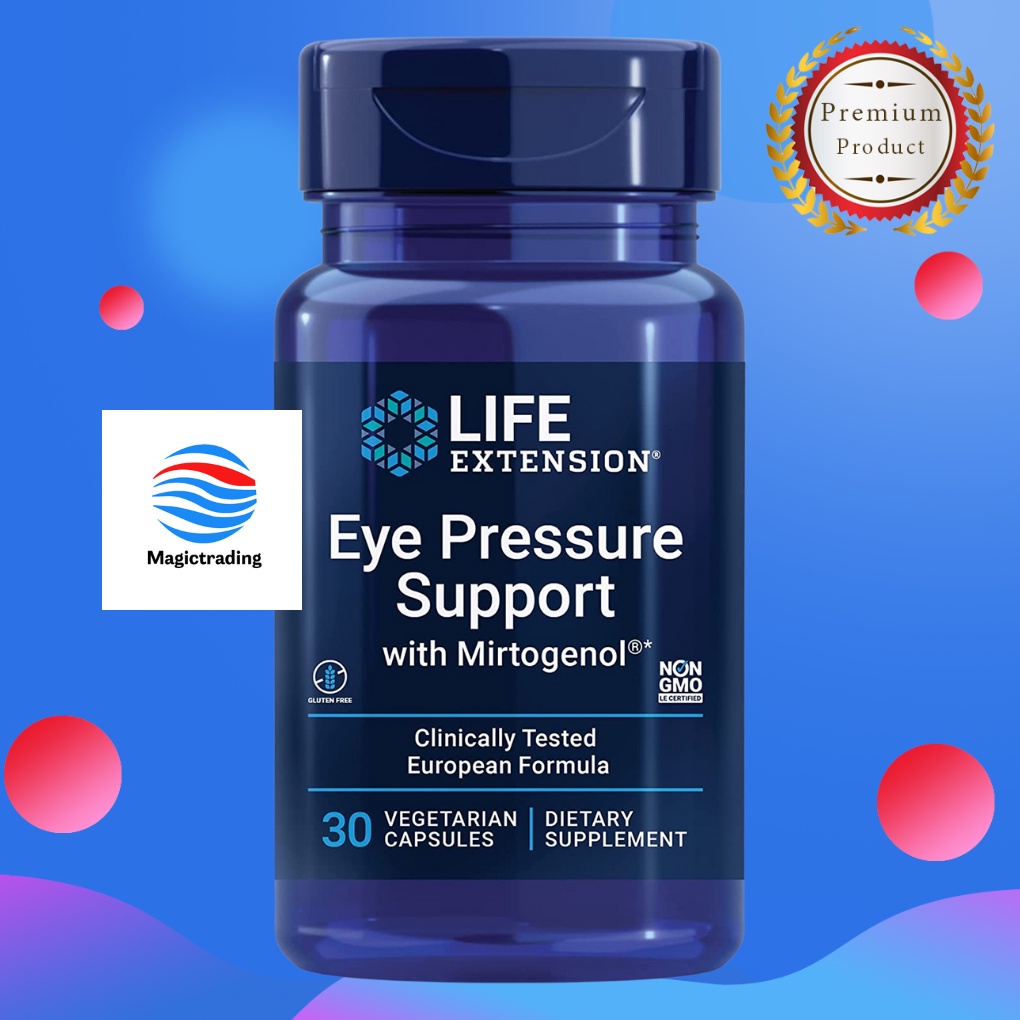 Life Extension Eye Pressure Support with Mirtogenol® / 30 Vegetarian Capsules