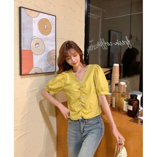 💛เสื้อแฟชั่น กระดุม 130 บาท สไตล์เกาหลี💛