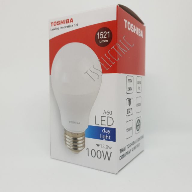 ขายส่ง หลอดไฟLED Bulb TOSHIBA 13W G5 ขั้วE-27