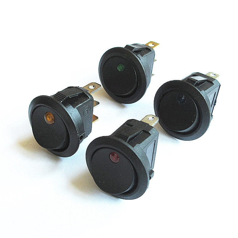 สวิตช์พาวเวอร์ซัพพลาย 12v Cat's Eye 2 Gears 3-Pin Opening 20 มม. สําหรับรถยนต์ เรือ