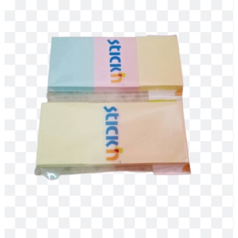 กระดาษโน๊ต โพสต์อิท STICK'N ขนาด 1.5" × 2” แพ็ค 3 เล่ม