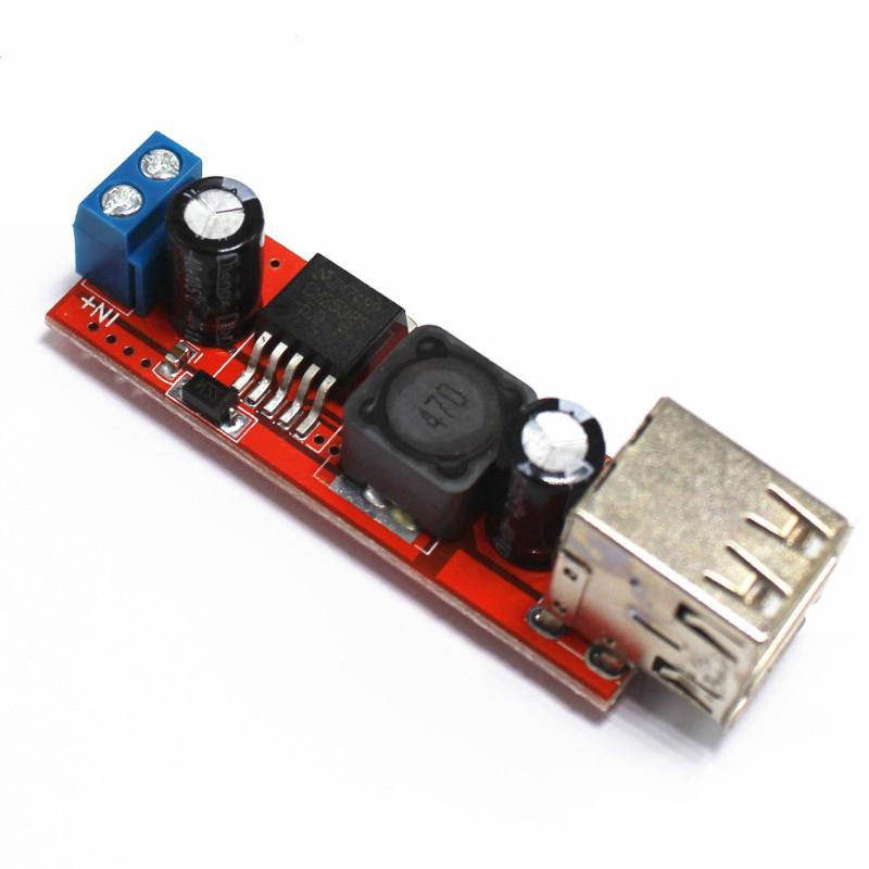 ราคาDual USB Output 9v/12v/24v/36v To 5v DCDC 3A Step Down Power Module