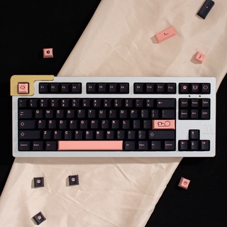 Gmk PONO ปุ่มกดคีย์บอร์ด 130 คีย์ PBT DYE-SUB ภาษาอังกฤษ สําหรับคีย์บอร์ด Mechanical