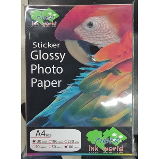 Sticker Glossy Photo Paper 130 Gram / 100 Sheet