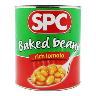 SPC Baked Bean 3.1 kg. ถั่วในซอสมะเขือเทศ บรรจุกระป๋อง นำเข้าจากออสเตรีย - SC10