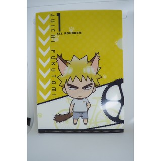 Namja Town Yowamushi Pedal GRANDE ROAD A5 Clear File (Fukutomi Arakita / cat ear Normal clothes ) Fukutomi Arakita