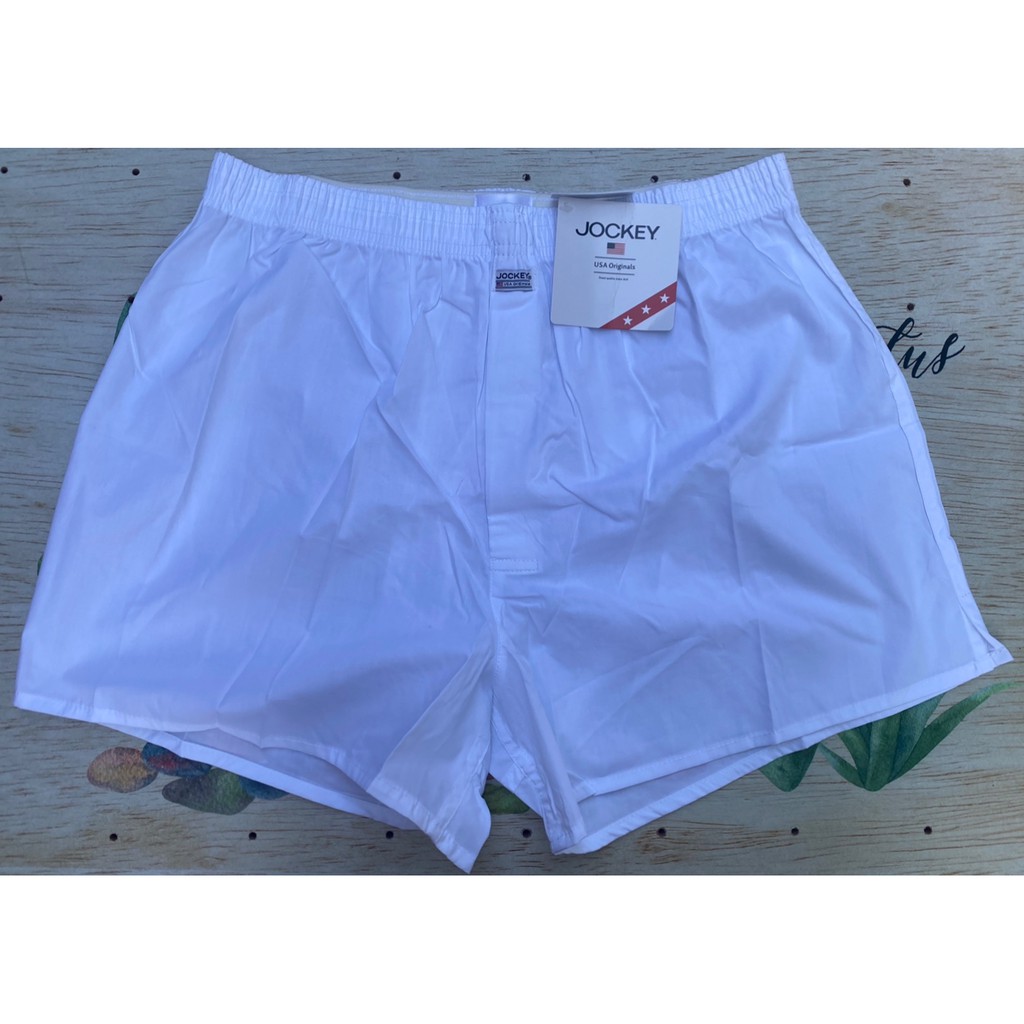 Jockey Underwear Boxer สีขาว KU314000H