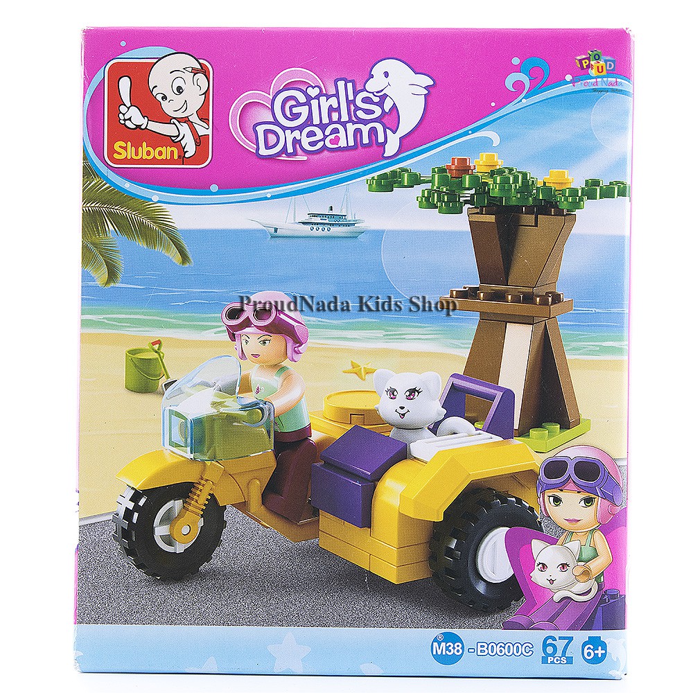 ProudNada Toys ของเล่นชุดตัวต่อผู้หญิง Sluban Girl's Dream 67 PCS B0600C