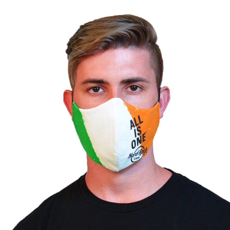 HRC Hard Rock Cafe IRELAND Country Flag Face Masks Mask