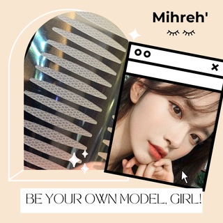 Mihreh’ ที่ติดตาสองชั้นแบบใส ไม่ต้องใช้กาว ที่ติดตาสองชั้นที่เนียนที่สุด 1 แพค มี 5 แผ่น 90 คู่ สติ๊กเกอร์ติดตา 2 ชั้น