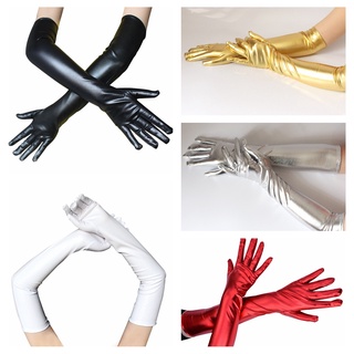 ถุงมือยาว ถุงมือหนังสิทธิบัตรยาว ถุงมือซ้อมเต้น ถุงมือประสิทธิภาพPerformance gloves