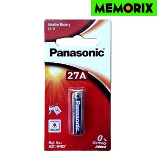 ถูกที่สุด ของแท้ ถ่าน 27A/1BPA , 23A/LR V08 พานาโซนิค ถ่านอัลคาไลน์ Panasonic Alkaline ขนาด 12V แพค 1 ก้อน