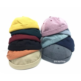 หมวกมิกิ ผ้าลูกฟูกTopDry หมวกmiki หมวกวินเทจ (miki cap) Men Hat Casual Docker SAILOR Mechanic Brimless Miki Hat