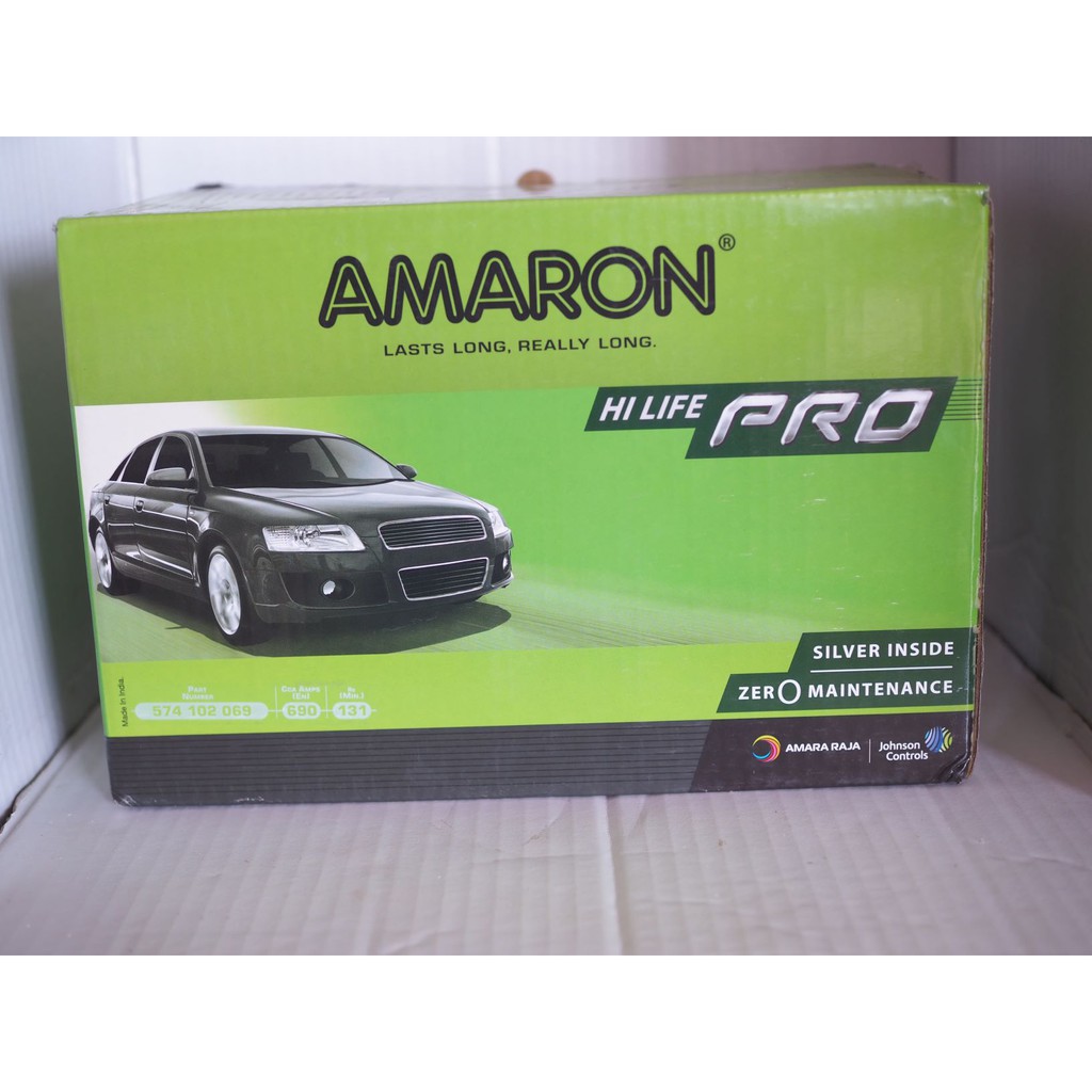 แบตเตอรี่ AMARON Hi-Life Din 75L Toyota Revo 2.4 , Ford T6 2.2 , Mazda BT-50 Pro 2.2