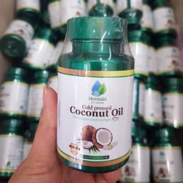 7.7 ลด50% น้ำมันมะพร้าวสกัดเย็น Coconut oil by Mermaid  ส่งฟรีทั้งร้าน เฉพาะเดือนนี้