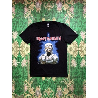 ผ้าฝ้าย 100%🎸IRON MAIDEN เสื้อวง Iron Maiden สินค้านำเข้า ลิขสิทธิ์แท้S-3XL