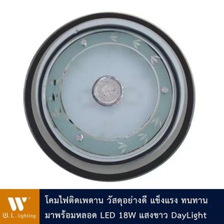 โคมไฟติดเพดาน รุ่น WL-ET82053 พร้อมหลอด LED 18W แสงขาว DayLight