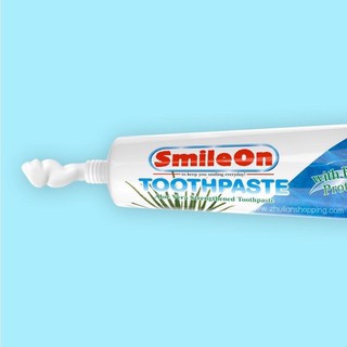 ดูแลช่องปาก ยาสีฟันสไมล์ออน สกัดจากว่านหางจระเข้ ยาสีฟันซูเลียน Smile On ปริมาณ 250g.