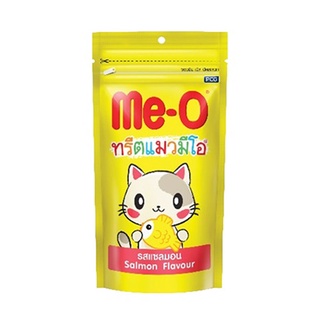 มีโอ ขนมแมวรสแซลมอน 50 กรัม X 3 ซอง อาหารแมว Me-O Cat Treats Saimon 50 g x 3