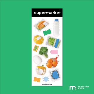 supermarket sticker | สติ๊กเกอร์ไดคัท | mmheartstore