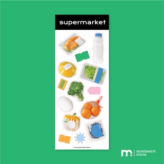 supermarket sticker | สติ๊กเกอร์ไดคัท | mmheartstore