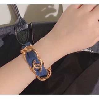 Chanel Bracelet สร้อยข้อมือชาแนล งานลง enamel สวยๆ งานไฮเอน 1:1 อะไหล่ทอง งานอย่างดี