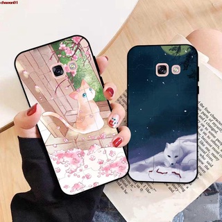 เคสมือถือซิลิโคนลายดาวสําหรับ Samsung A3 A5 A6 A7 A8 A9 A02 M02 A022F F62 M62 Pro Star Plus 2015 2016 2017 2018 Yxraa Pattern-4