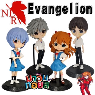 ฟิกเกอร์ โมเดล q posket อีวานเกเลี่ยน ตัวโต 4 แบบ figure model evangelion mawintoys