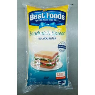 Best Foods เบสท์ฟู้ดส์ แซนด์วิชสเปรด ขนาด 1กิโลกรัม /1000กรัม Sanwich Spread