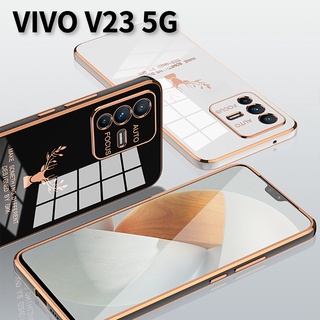 [IN STOCK] TPU Case for VIVO V23 5G, Galvanized Luxury Soft Shockproof Back Cover for VIVO V23 Pro VIVO X70 Pro